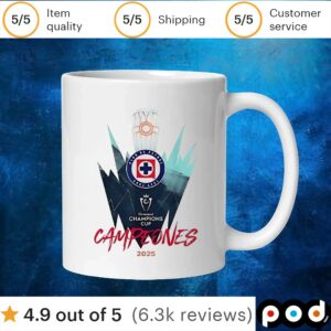 Cruz Azul Campeones 2025 Champions Cups t shirt