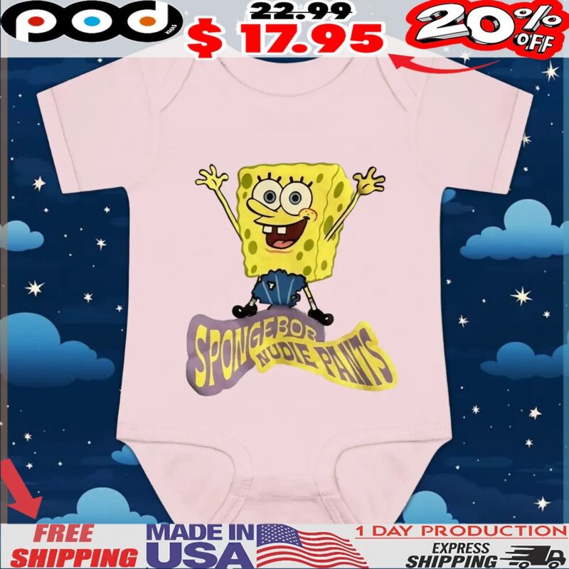 Spongebob Nudie Pants Happy T Shirt