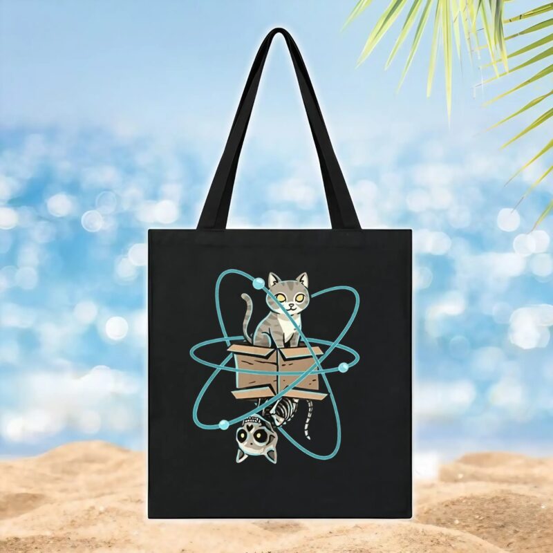 Cat in quantum superposition shirt