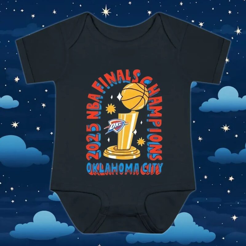 Oklahoma City Thunder 2025 Nba Finals Champions Cup T Shirt