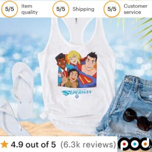 DC Comics My Adventures With Superman Group Photo T Shirt