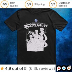 DC Comics My Adventures With Superman Group T Shirt