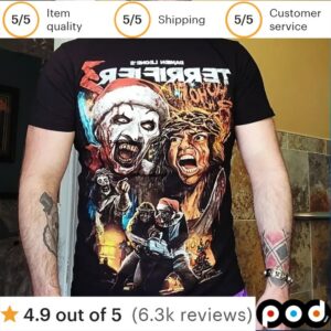Damien Leone's Terrifier 3 T Shirt