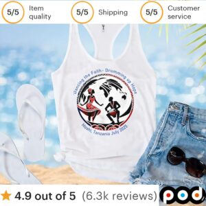 Dancing the faith drumming up hope Moshi Tanzania july 2025 t shirt