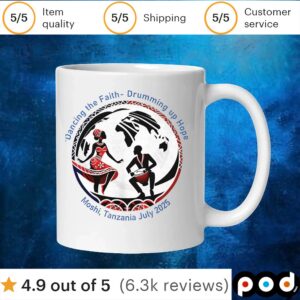 Dancing the faith drumming up hope Moshi Tanzania july 2025 t shirt