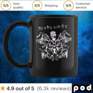 Death Note Silver Foil Filigree T Shirt