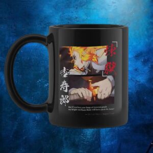 Demon Slayer Kimetsu No Yaiba Rengoku Sword Anime T Shirt