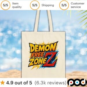 Demon free zone z t shirt