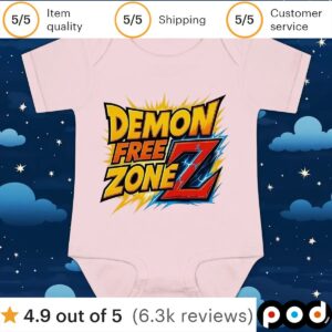 Demon free zone z t shirt