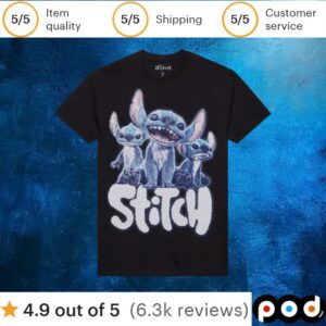 Disney Lilo & Stitch Stitch Collage T Shirt