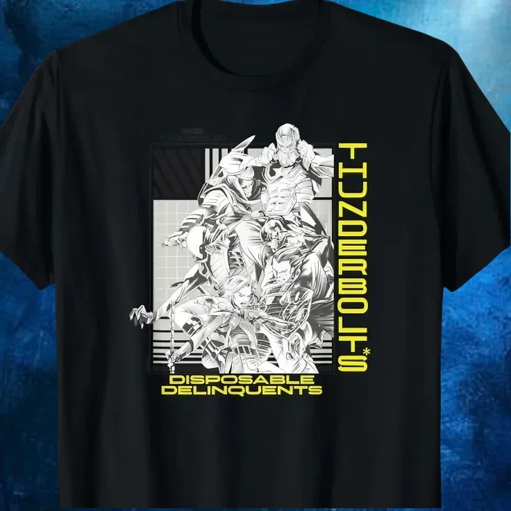 Disposable Delinquents Thunderbolts T Shirt