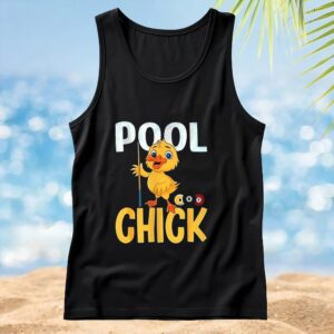 Duck pool chick t shirt