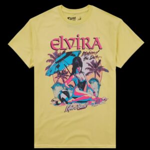 Elvira Beach Motion of the Dark Life's a Beach T Shirt