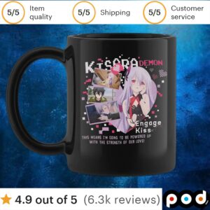 Engage Kiss Heart Panels Kisara Demon T Shirt