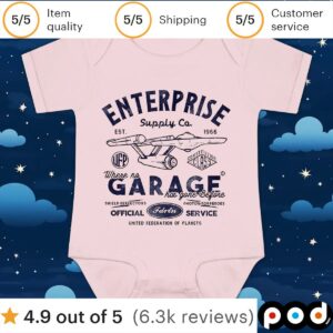 Enterprise Garage Enterprise Supply Co where no garage has gone before t shirt
