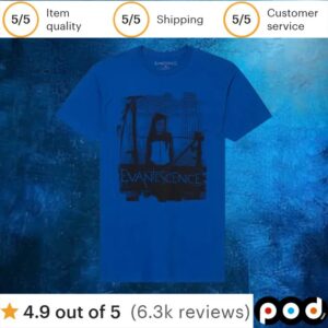 Evanescence Amy Lee Tonal T Shirt