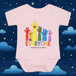 Everyone is welcome on our street LGBTQ t shirt