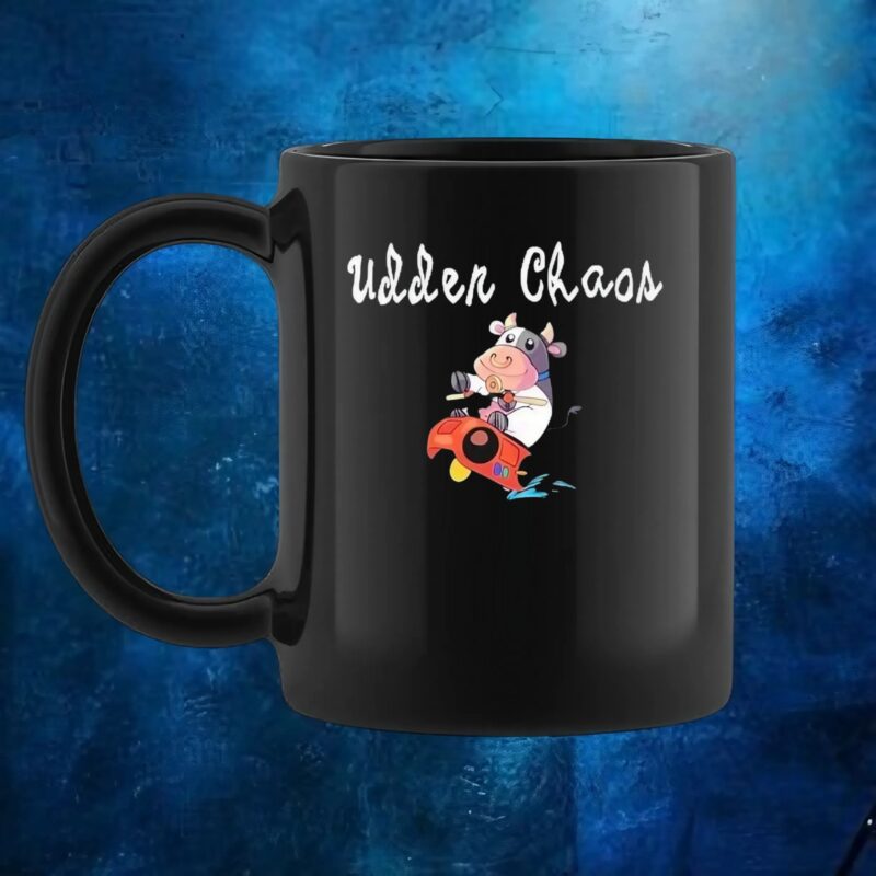 Udder Chaos Moo Moo Meadows Cow Shirt