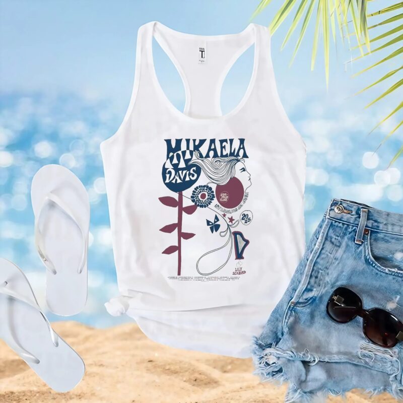Mikaela Davis Summer Tour 2025 Poster T Shirt