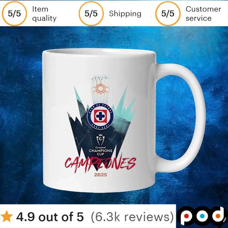 Cruz Azul Campeones 2025 Champions Cups t shirt