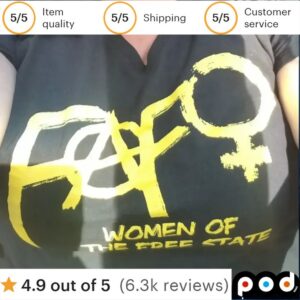 Fafo Women Of The Free State T Shirt
