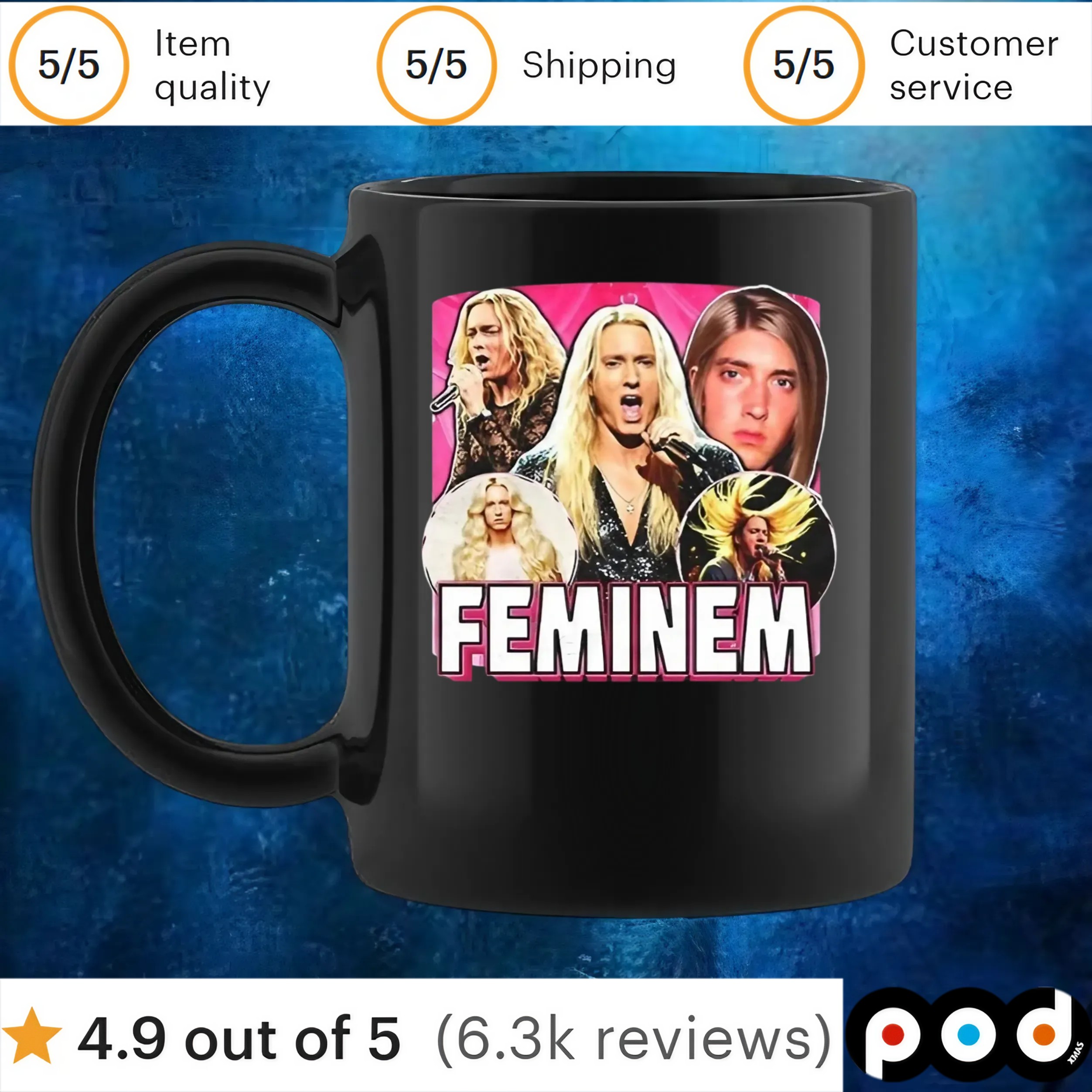 Feminem Feminine Eminem t shirt