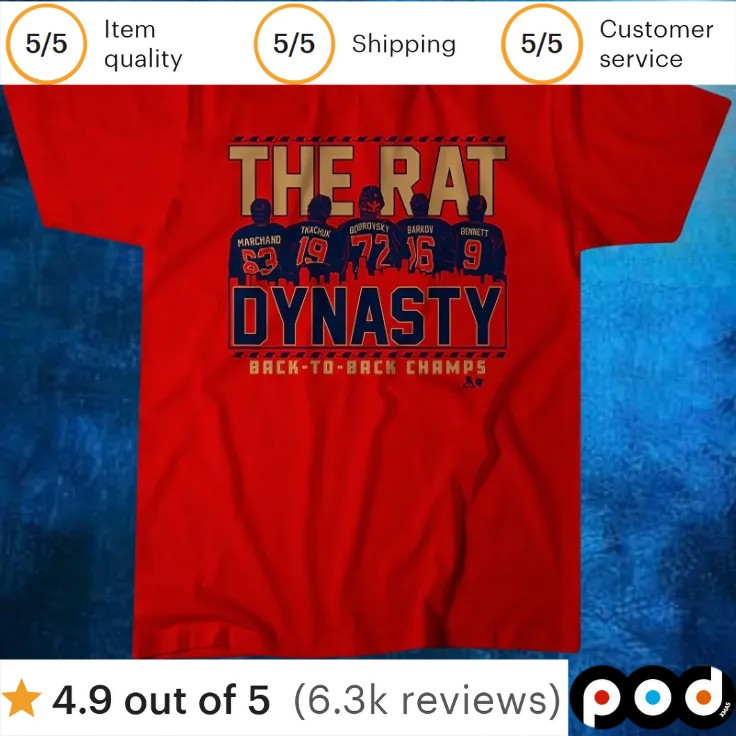 Florida Hockey The Rat Dynasty T Shirt Florida Hockey The Rat Dynasty T Shirt