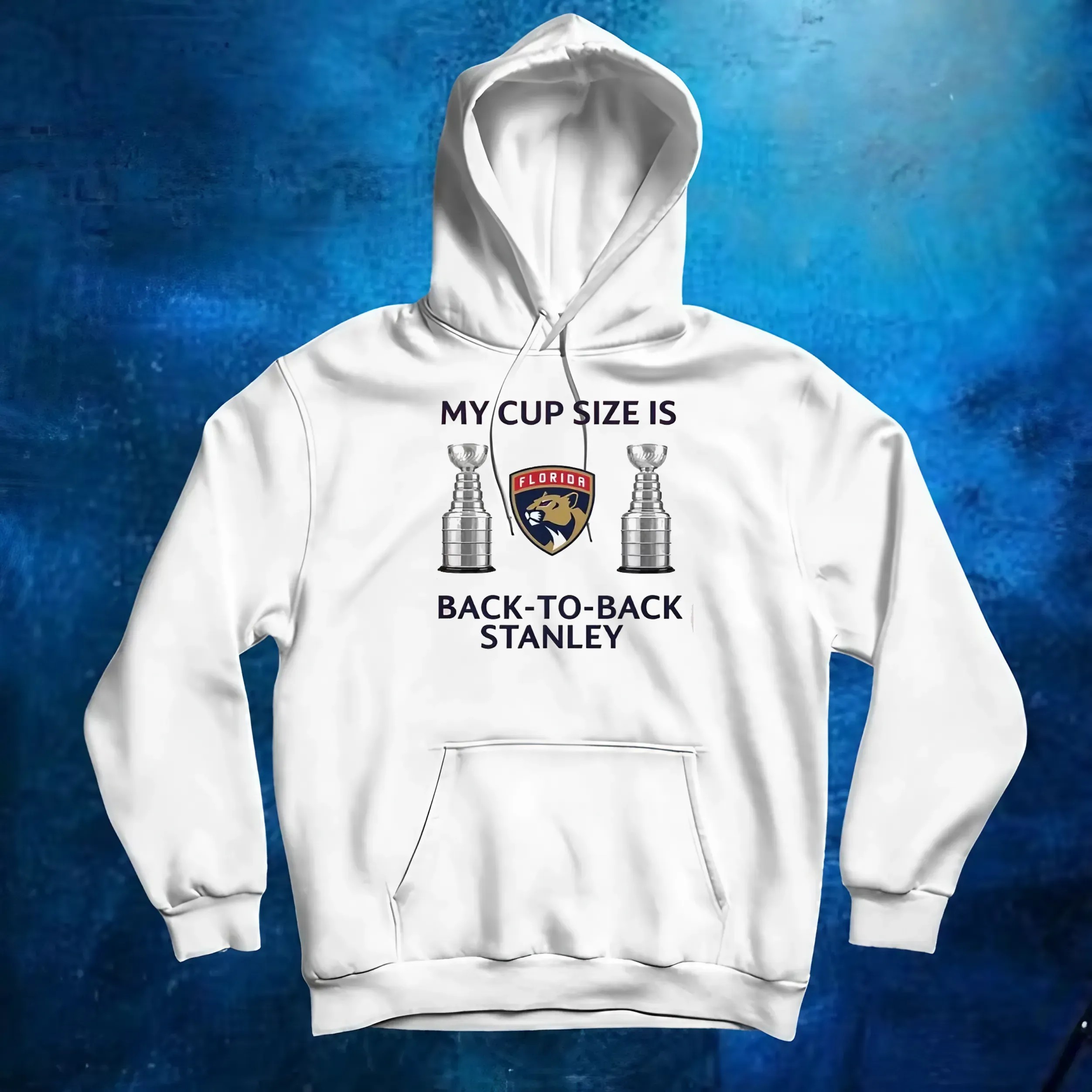 Florida Panthers My Cup Size Is Back-to-back Stanley Cup Champions T Shirt Florida Panthers My Cup Size Is Back-to-back Stanley Cup Champions T Shirt