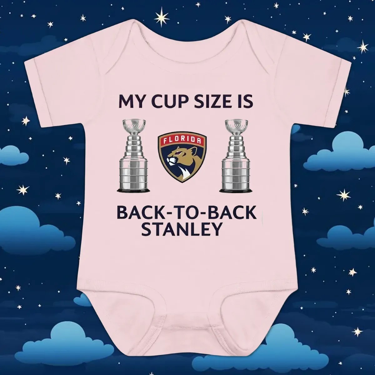 Florida Panthers My Cup Size Is Back-to-back Stanley Cup Champions T Shirt Florida Panthers My Cup Size Is Back-to-back Stanley Cup Champions T Shirt