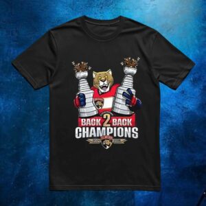 Florida Panthers back to back champions mascot 2024 2025 t shirt