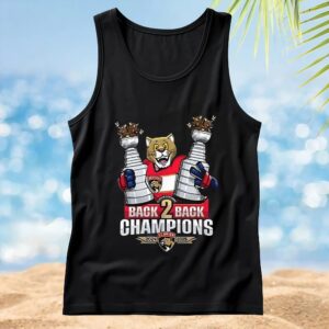 Florida Panthers back to back champions mascot 2024 2025 t shirt