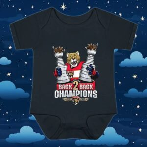 Florida Panthers back to back champions mascot 2024 2025 t shirt
