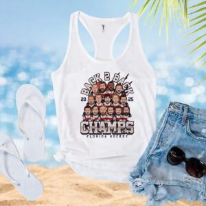 Florida Panthers hockey champs cartoon 2025 t shirt