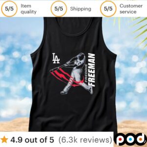 Freddie Freeman Los Angeles Dodgers player graphic t shirt