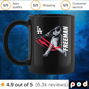 Freddie Freeman Los Angeles Dodgers player graphic t shirt