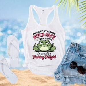 Frog I’m sorry my resting bitch face is intimidating t shirt