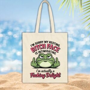 Frog I’m sorry my resting bitch face is intimidating t shirt