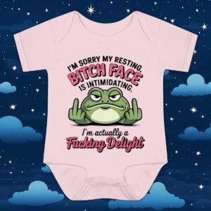 Frog I’m sorry my resting bitch face is intimidating t shirt