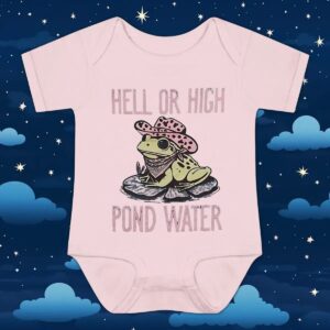 Frog hell or high pond water t shirt