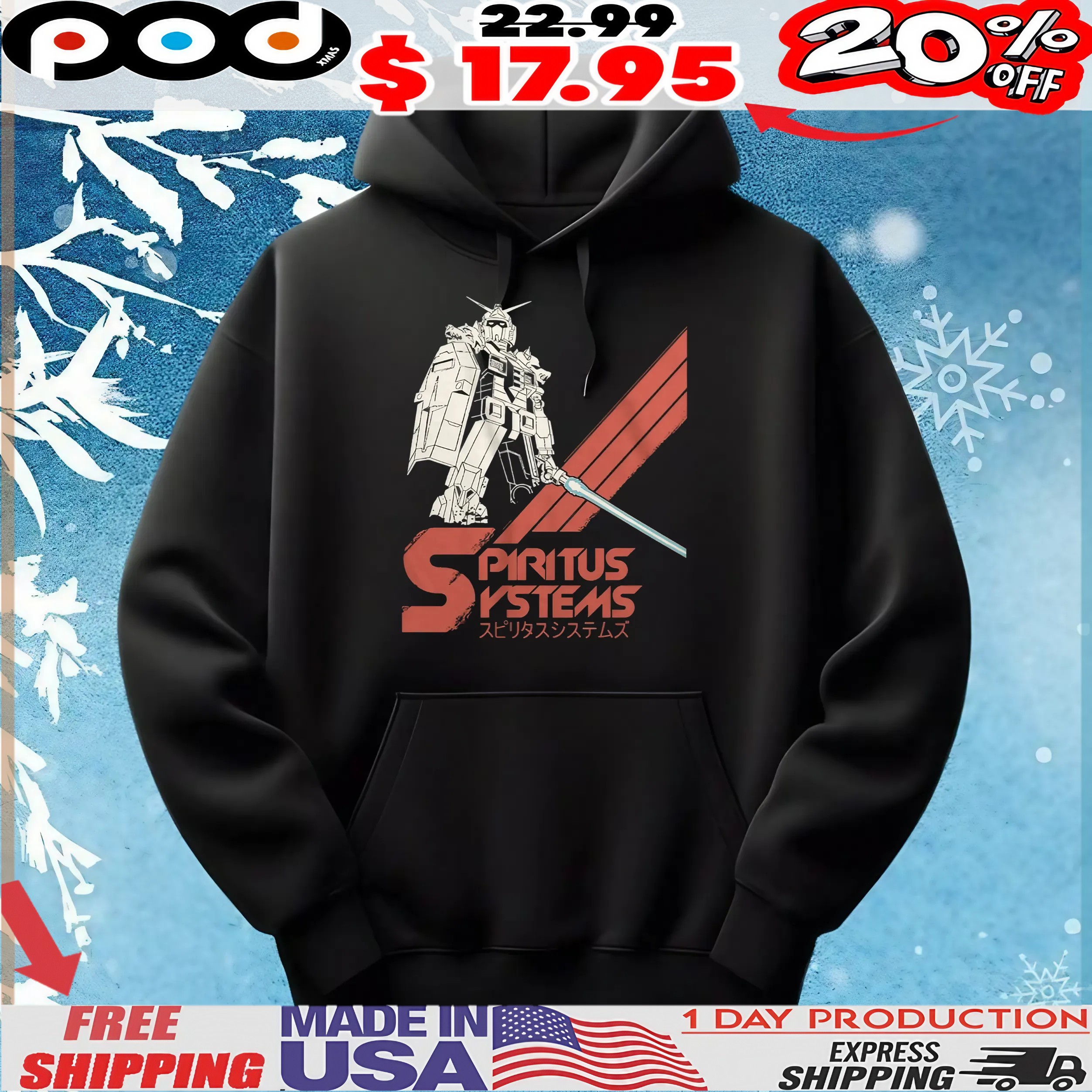 GKR Spiritus Systems T Shirt - Podxmas Customized Store
