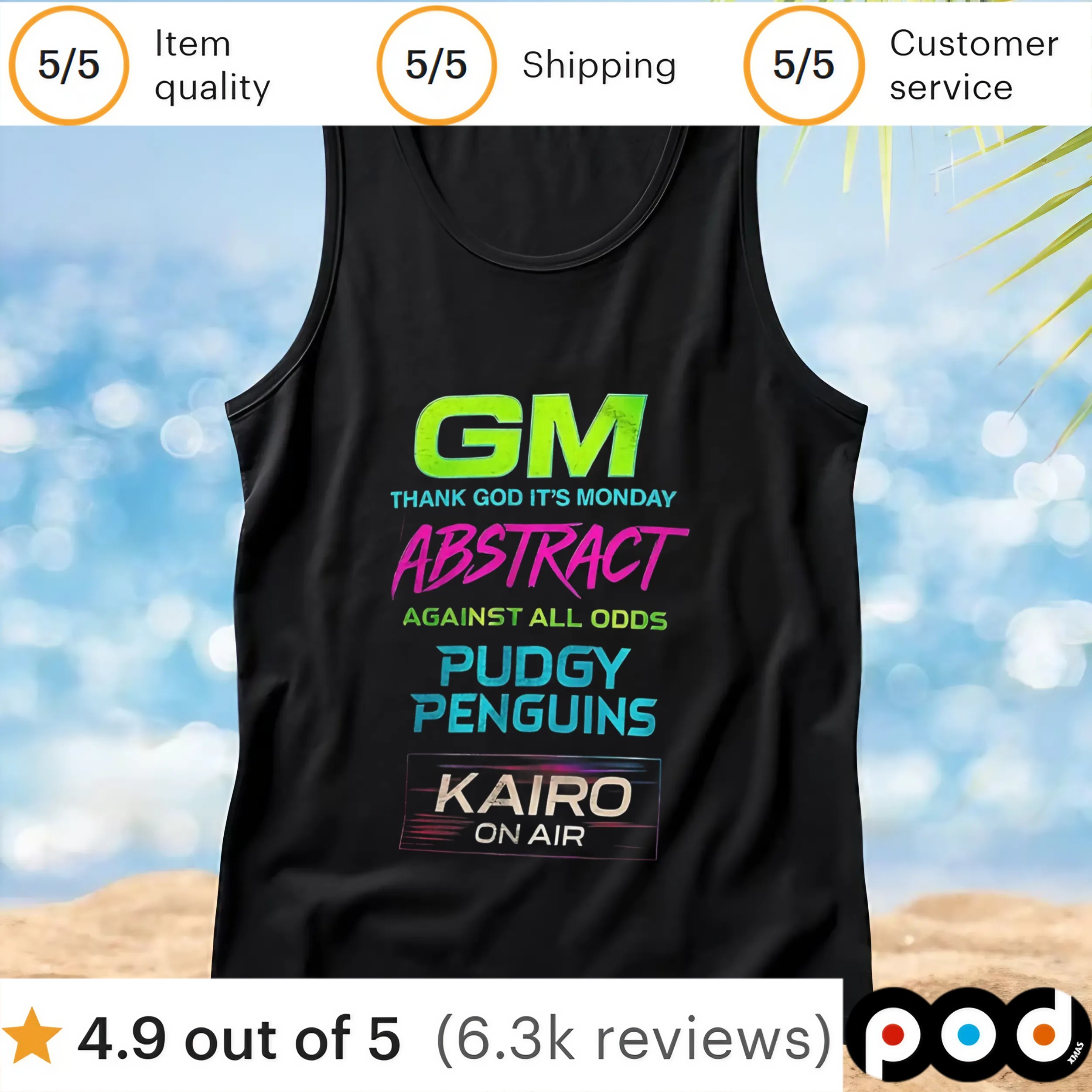 GM thank God it’s monday abstract against all odds pudgy penguins t shirt