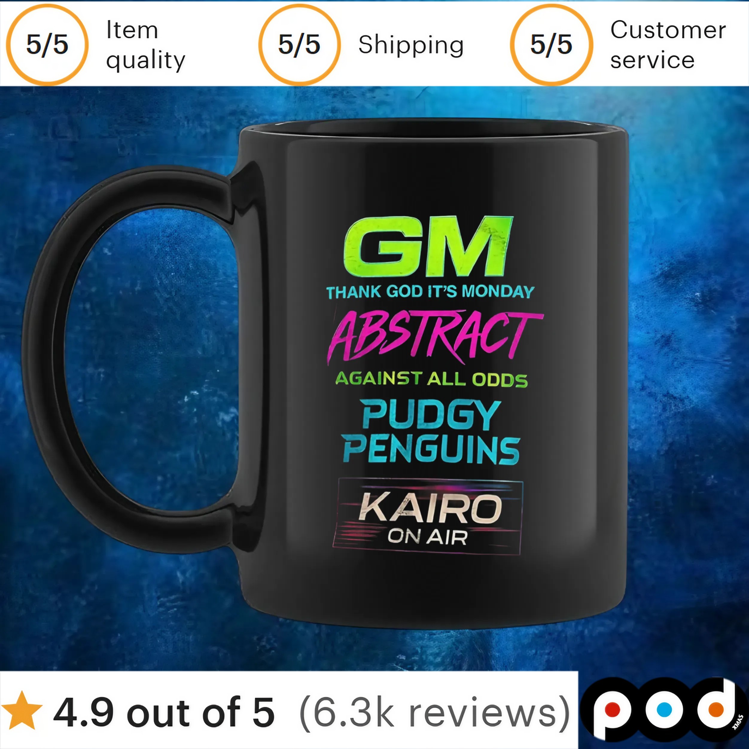 GM thank God it’s monday abstract against all odds pudgy penguins t shirt