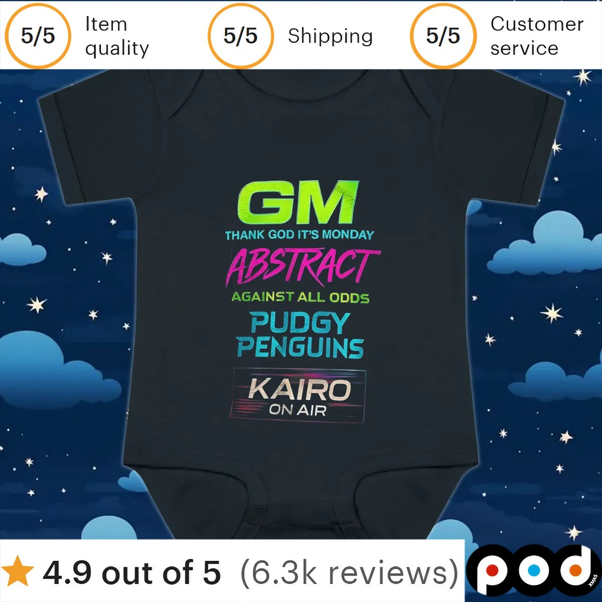 GM thank God it’s monday abstract against all odds pudgy penguins t shirt