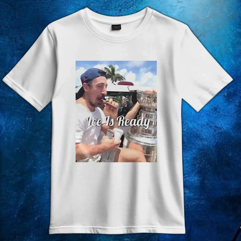 Brad Marchand smoking cigar ice is ready t shirt