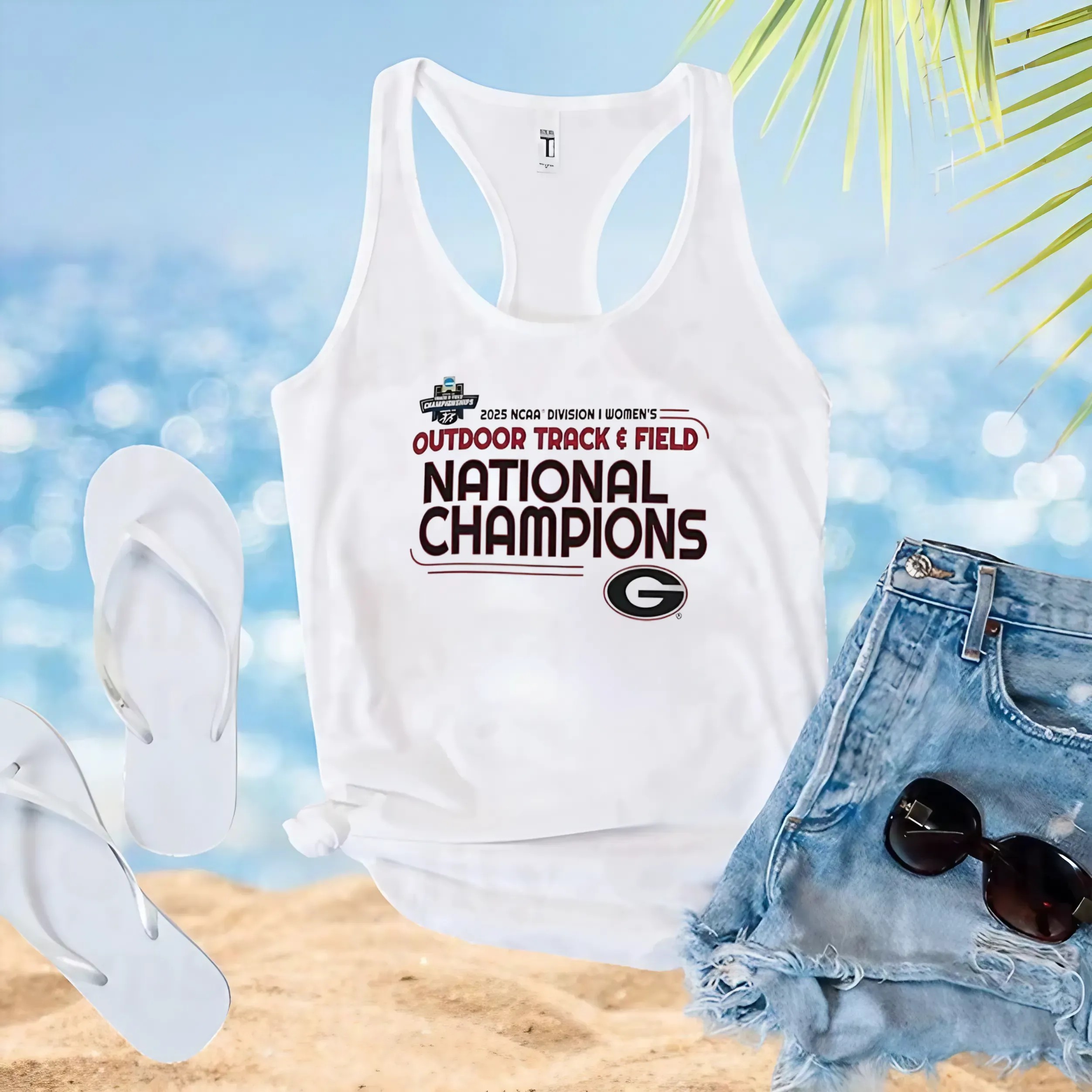 Georgia Bulldogs 2025 Ncaa Women’s Outdoor Track And Field National Champions T Shirt