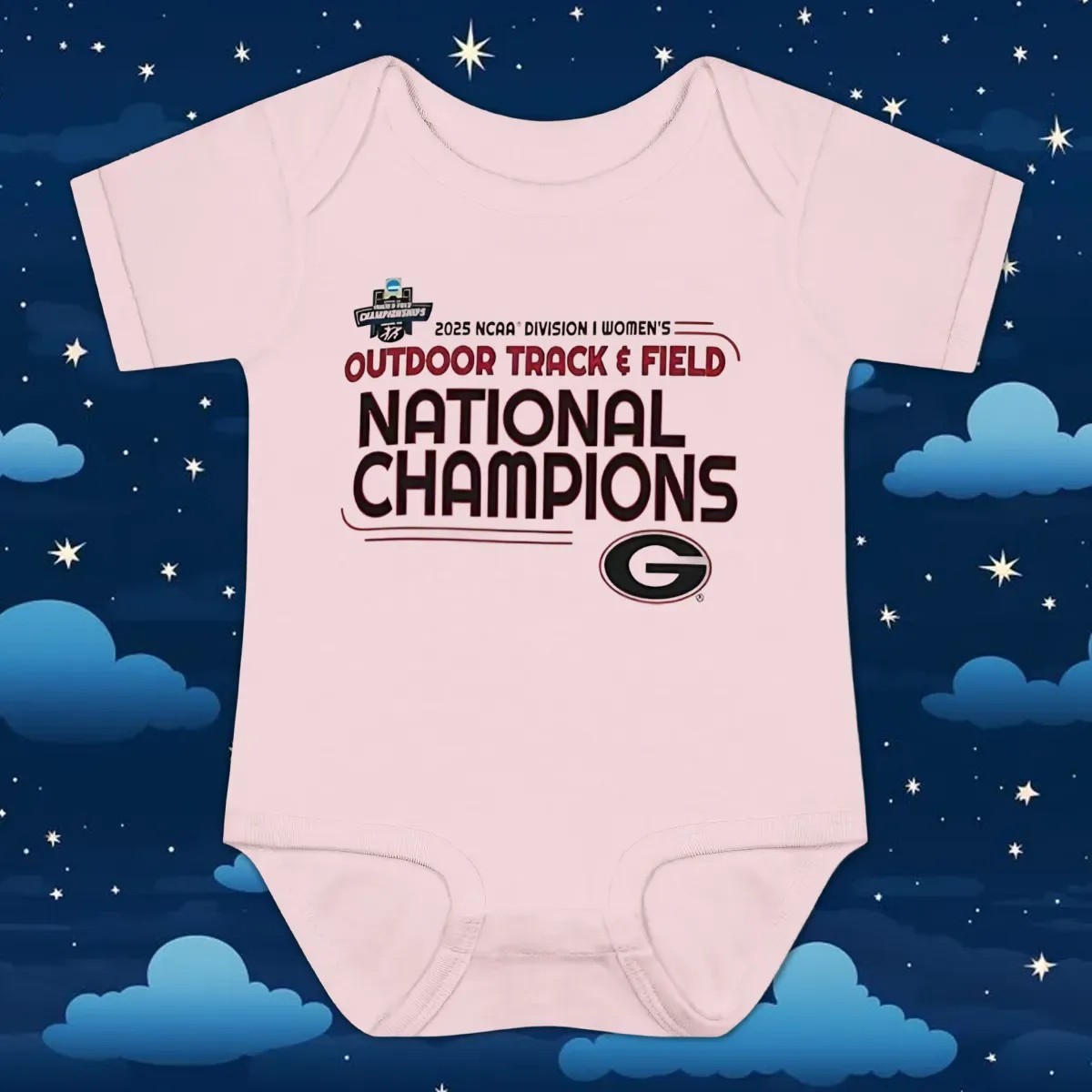 Georgia Bulldogs 2025 Ncaa Women’s Outdoor Track And Field National Champions T Shirt