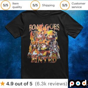 Gigi Murin Hololive Boat Goes Binted Vintage Bootleg T Shirt