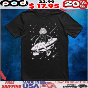 Girl Need My Space Spaceship T Shirt