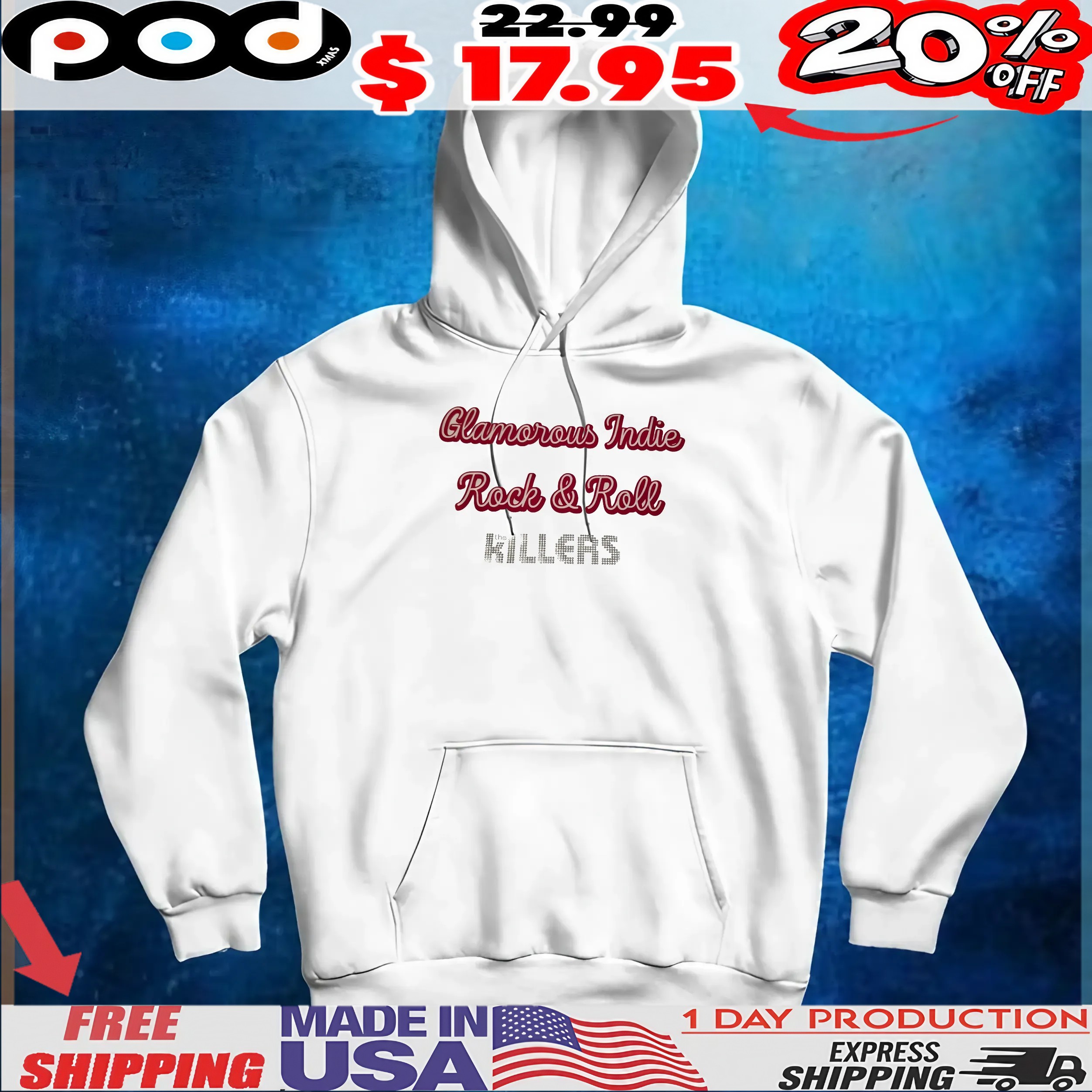 Glamorous Indie Rock And Roll Killers 2025 T Shirt Glamorous Indie Rock And Roll Killers 2025 T Shirt