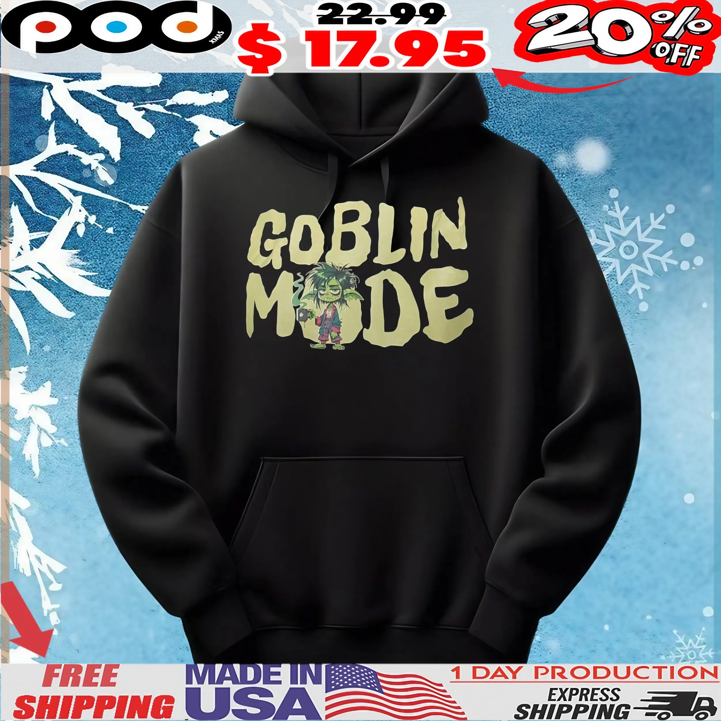 Goblin Mode Female Goblin Holding Mug T Shirt